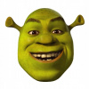 CUKROVÁ TLAČ jedlý obrázok na tortu Cukrová hmota Shrek tvár mem + MENO TEXT