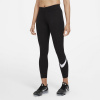 Nike Sportswear Essential Women's Mid-Rise Swoosh Leggings Black 10 (S)