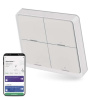 GoSmart Prenosný ovladač scén IP-2004ZW, ZigBee 3.0, 4-tlačidlový H5013