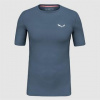 Salewa Cristallo Warm Alpine Blue Dark Denim Pánske Tričko Veľkosť 50