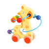 Bigjigs Toys Motorický labyrint na kolieskach-žirafa