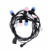 Forever Reťaz svietiaca WHITE PINK BLUE 10ks 12m 230V IP65 2W LIGHT GARLAND SET ML15781