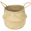 Compactor Pletený úložný košík z morskej trávy Belly 35 x 32 cm prírodná M