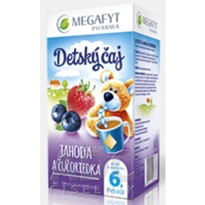 Megafyt Pharma s.r.o. MEGAFYT Detský čaj JAHODA A ČUČORIEDKA inov.2015, ovocný čaj, 20x2 g (40 g)