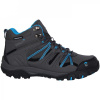 Gelert Horizon Mid Waterproof Juniors Walking Boots Charcoal/Blue 4.5 (37.5)