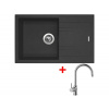 Set Sinks Linea 780 Granblack + Vitalia