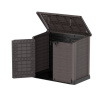 DURAMAX StoreAway 1200 l Plastový záhradný úložný box 145 x 125 x 82,5 cm - hnedý DURAMAX 86631