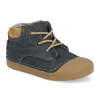 Barefoot dětské zimní boty Koel - Ava Leather Wool Blue modré