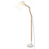 Stojaca stojaca lampa E27 biela škandinávska Thomas 4192 Rabalux