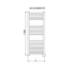 Cordivari Lisa 22 1160 x 500 mm, 3581646100054