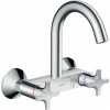 Hansgrohe Logis M32 - Kuchynská batéria s kohútikmi, chróm 71286000