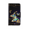 Puzdro TopQ iPhone 13 mini flipové Zlatý motýľ 66430