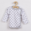 Dojčenská košieľka New Baby Classic II sivá s hviezdičkami Sivá 50