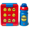 LEGO® Iconic Classic svačinový set láhev a box červená/modrá