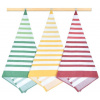 Bellatex Sada utěrek 3 ks 50 × 70 cm, 137 pruhy červená, zelená, žlutá