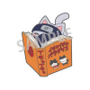 Megahouse Naruto Mega Cat Project Nyaruto! Enamel Pins Kakashi Hatake 5 cm Case (48)