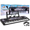 mamido Detský keyboard čierny