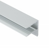 Covestro Ukončovacia lišta ALU-U elox (s odkvapničkou) 16 mm Ukončovacia U profil na hr. 16mm s predĺženou hranou z hliníka 