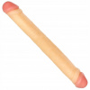 Dildo dvojité Seven creations 33 cm telovej farby