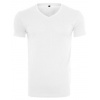 Build Your Brand Pánske tričko Build Your Brand Light V-Neck BY006 Biela XXL