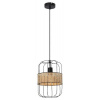 Rabalux 5283 závesné stropné svietidlo Indiana 1x40W | E27 - čierna