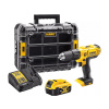 DEWALT Akumulátorová príklepová vŕtačka 18 V (1 x 4,0 Ah batéria + nabíjačka + TSTAK) DCD776M1T