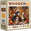 WOODEN CITY Drevené puzzle Mačka a pes 505 dielikov NB 0704-L