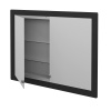Dreja Dvojdverová zrkadlová skrinka GRID GA2OE 100 - N03 Graphite