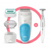 Braun Silk-épil 5 81706344 epilátor 28 pinzety/pinziet Biela, Tyrkysová (SES 5-810)
