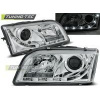 Predné svetlá Volvo S40, V40, 1996-2003, LED Daylight, chróm 2
