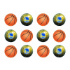 POPLATOK NA BÁBOVKY MUFFINKI sada na narodeniny 12ks - GOLDEN STATE NBA