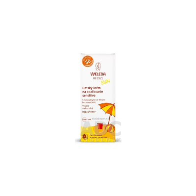 WELEDA SUN Detský krém na opaľovanie SPF 50 sensitive (Edelweiss Sonnencreme) 1x50 ml