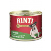 Rinti Dog Gold Senior konzerva králik 185g