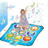 TANEČNÁ PODLOŽKA PRE DETI TANEČNÁ PODLOŽKA MODRÁ + 8 DRUHOV HUDBY