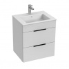 Jika Skrinka Cube s umývadlom 55 cm, biely lesk H4536121763001
