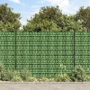 Kryty na plot, 4 ks, PVC, 35x0,19 m, zelené