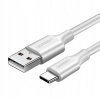 Kábel Ugreen USB - USB typ C 0,5 m biely