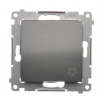 Kontakt Simon Zvončekové tlačidlo Simon54 PREMIUM/NATURE BS piktogram antracit DD1.01/48