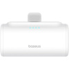 Baseus Compact P10068306213-00 Lítium-iónová powerbanka 5000 mAh Biela