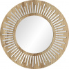 Styler Ornament zrkadlo 50x50 cm okrúhly dreva LU-12308