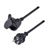 Solight PS35, predlžovací prívod 10m, 1 zásuvka IP44, 3 x 2.5mm2, kábel guma-neoprén H07RN-F PS35