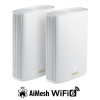 ASUS ZenWiFi XP4 Hybrid 2-pack Wireless AX1800 Dual-band Powerline Mesh WiFi 6 System, Homeplug AV2 90IG05T0-BM9110
