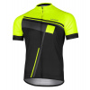ETAPE pánský dres CUBE, černá/žlutá fluo XL