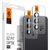 Spigen Optik.tR Ochranné sklo na kameru (2 ks) pre Samsung Galaxy S23 FE / M55 - Čierne KF2316240