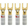 Vidlicový konektor Nakamichi HQ Premium Copper Alloy 24k Gold Hi-End