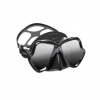 Maska X-VISION ULTRA LS RECTANGULAR GLASS, MARES černá/sklo stříbrné barvy