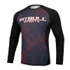 PitBull West Coast - Pánský Rashguard L.S. Mesh Performance IRON LOGO 2XL