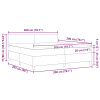vidaXL Box Spring posteľ s matracom Tmavosivá Manšestrová látka - Grey - 263162-279803