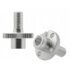 MOTOCYKLOVÁ SKRUTKA NA REGULÁCIU SPOJKY / PÁKY 30 mm M10 x 1,5 STRIEBORNÁ