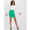 Zelená minisukňa s vysokým pásom -WN-SD-2904.02-green M